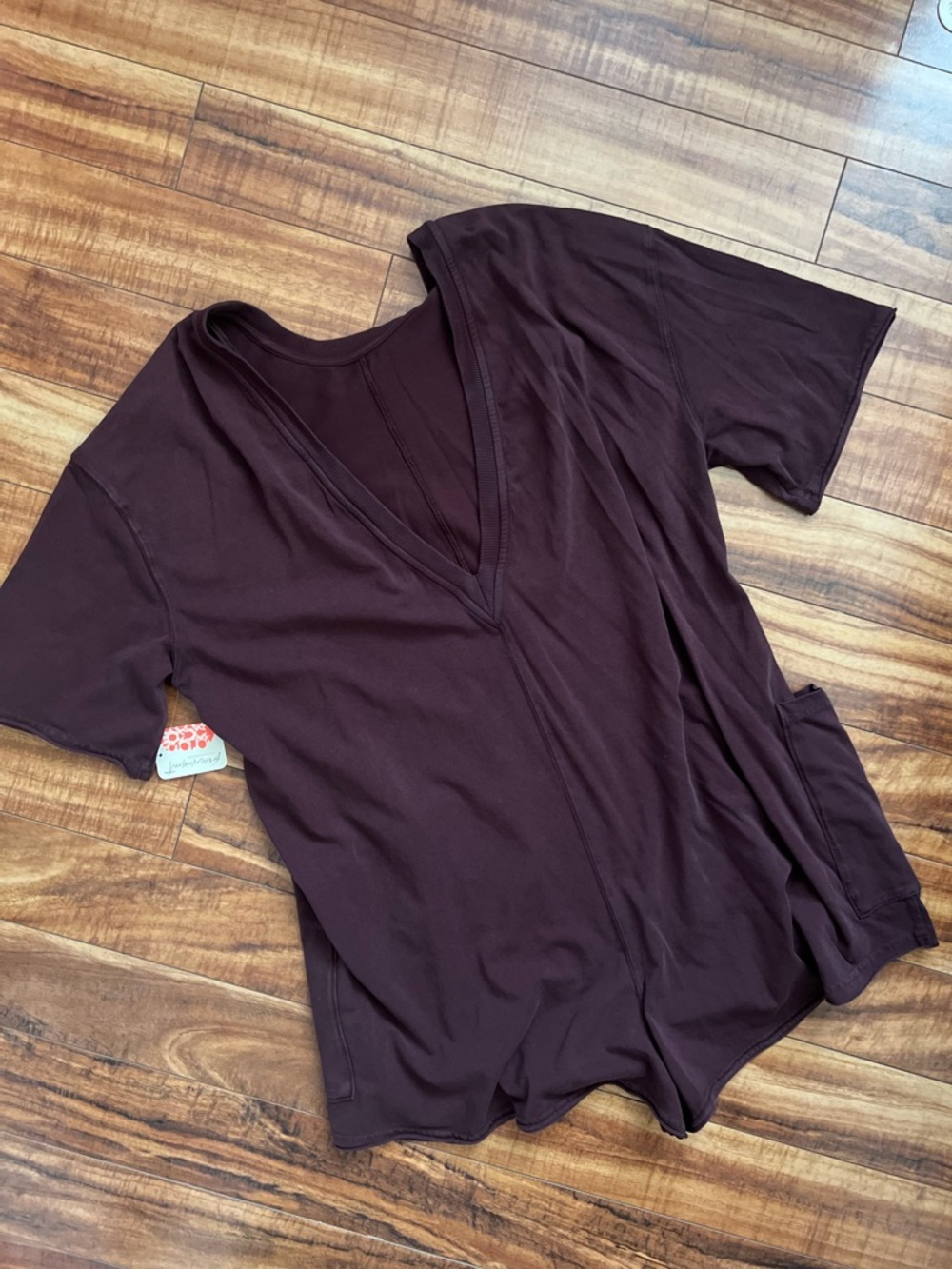 Free People Women’s Deep V-Neck Hot shot romper